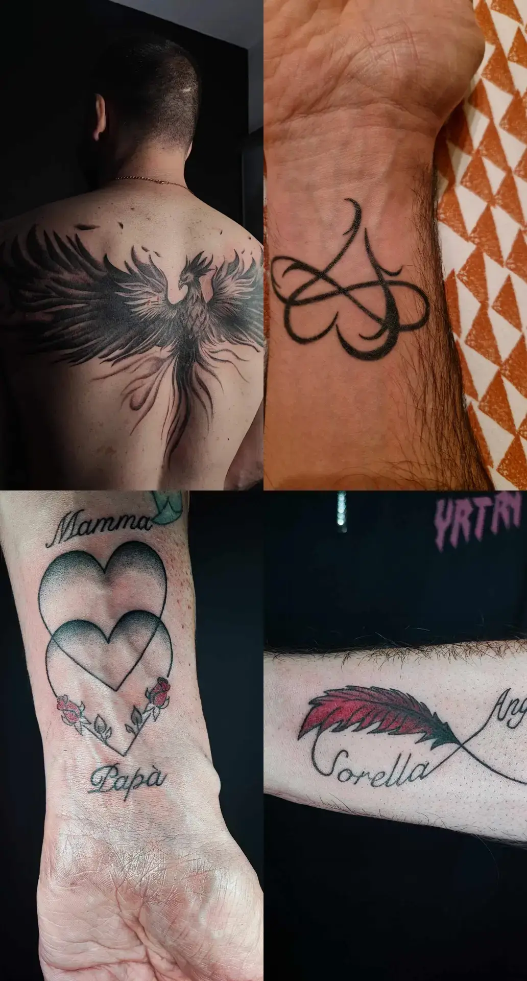 petite présentation de mes tatouages dont mon préféré le Phoenix. 