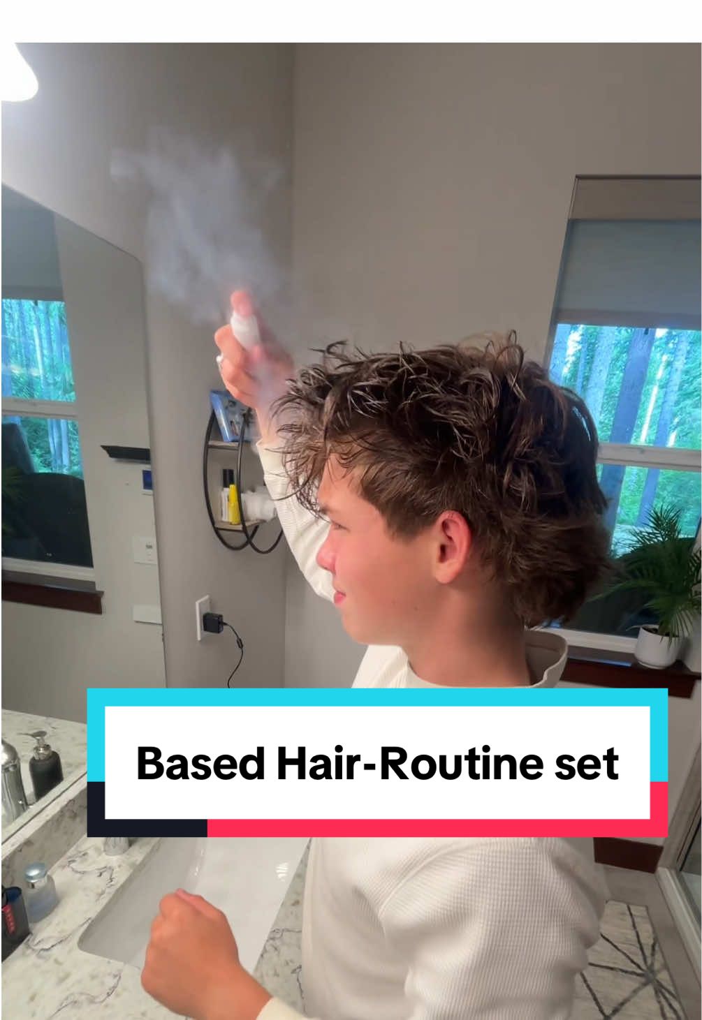 Back to schoo routine set #hairtok #seaspray #hairpowder #flow #hairtutorial #hair #tiktokmademebuyit #colorwowSBD #hairstyle 