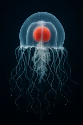ImmortalJellyfishMacroLensa #MacroLensa #ImmortalJellyfish #DeepSeaLife #OceanMacro #TransparentBeauty