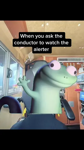 They have so much fun with it 😂#RailroadLife #RailLife #RailFan #RailroadHumor #RailRoadTikTok #Trains #TrainConductor #TrainEngineer #TrainTok #MemeCut #Meme #lizard 