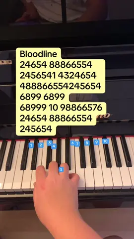Bloodline // instagram: jessnotes123 #piano #pianotutorial #pianomusic #pianolesson #pianocover #alexwarren #jellyroll 
