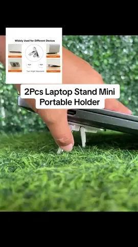 2Pcs Laptop Stand Mini Portable Holder Foldable Nvisible Laptop Riser Bracket For Macbook Notebook Stand Cooling Holder #laptopstand 