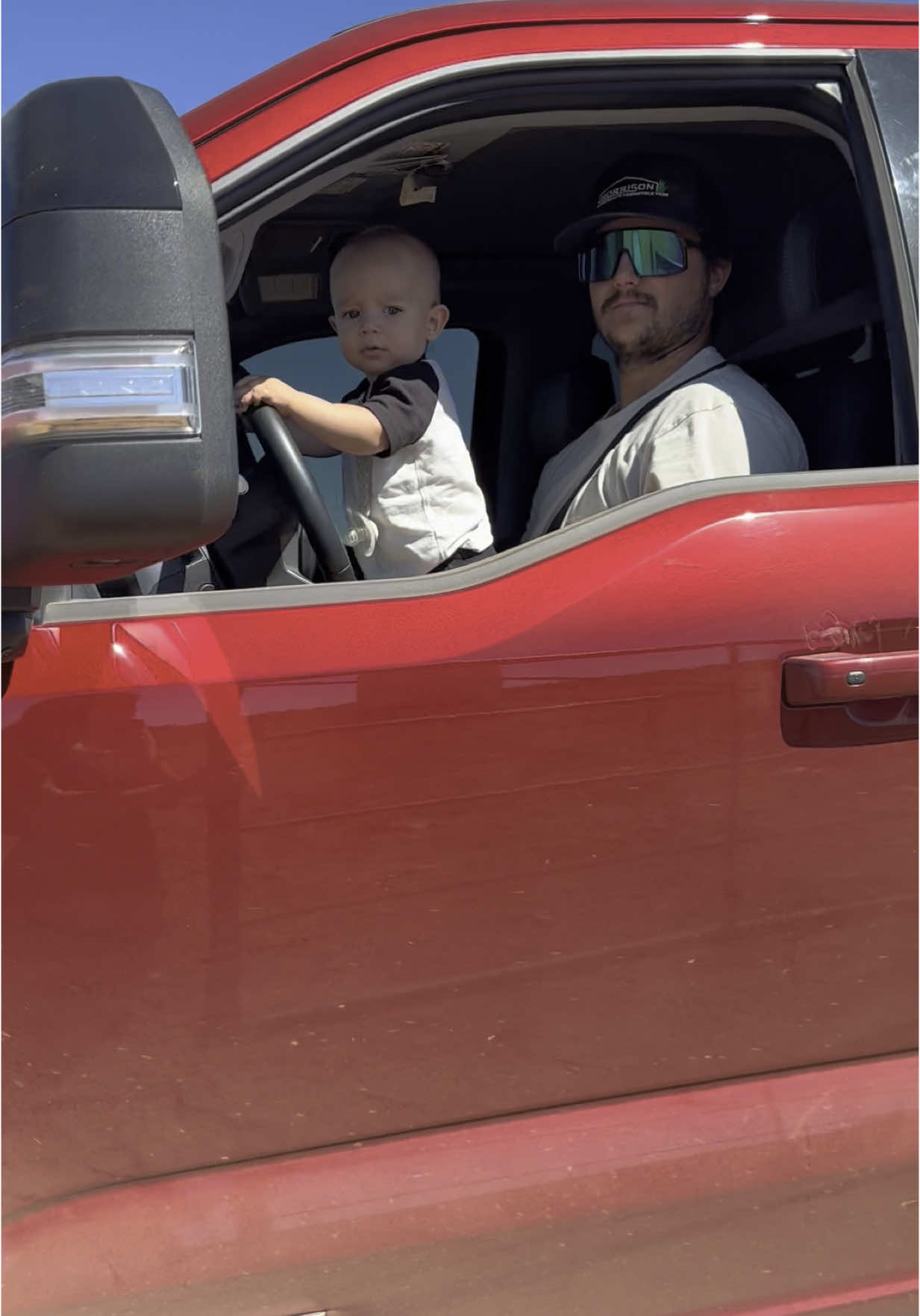 G Dogg is bad to the bone driving dads truck 😎 #fentysuperbrandday #countryboujeee #countryboy #daddy #fyp #foryou 