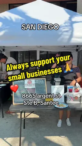 Always support, your small businesses ❤️🙏 #fyp #sandiego #food #comida #SmallBusiness 