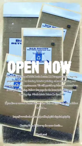 B&B's Bottle Return Center LLC is Now Open, Visit Us at 604 S. Main Street Rt11, Central Square, New York 13036 and Bring Your Bottles! Mon-Fri 8-7 Sat. 8-4 Sun 