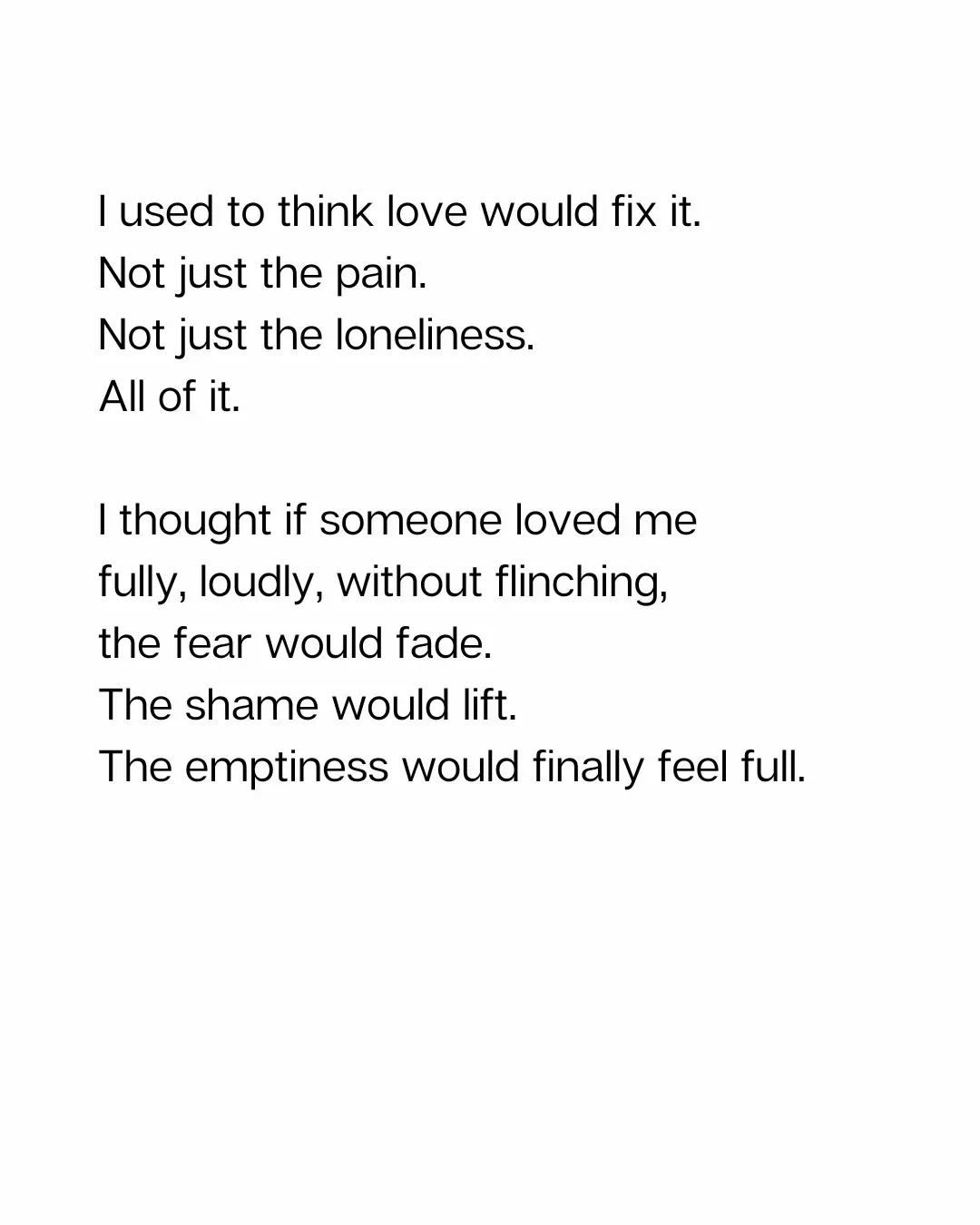 If you’re tired of earning love through silence, Healing Thoughts sends one raw, honest text a day. Simple reminders that you don’t need saving to be whole. 