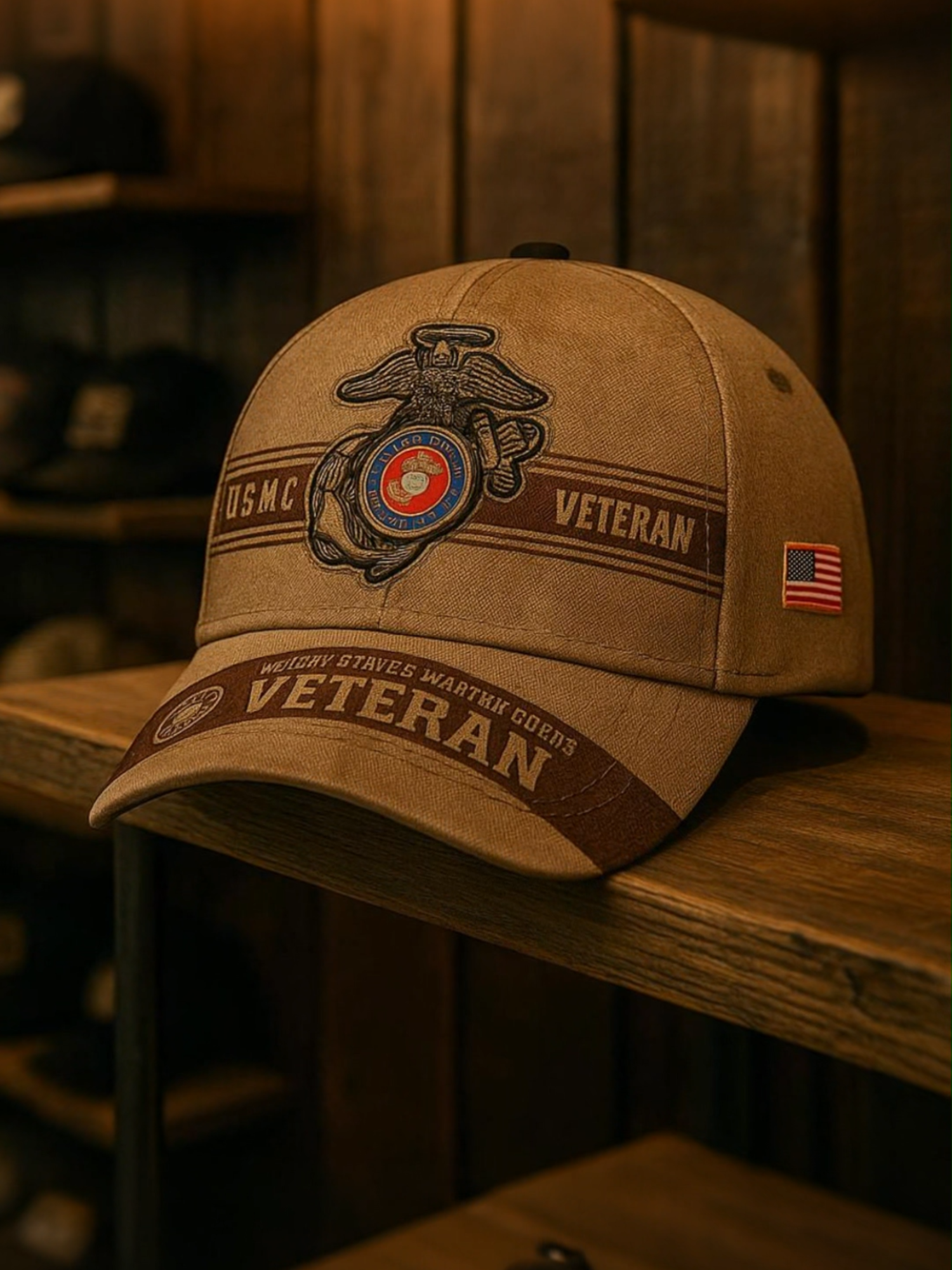 🇺🇸 For the brave who served – wear your pride loud and proud! This USMC Veteran cap says it all. 🎯 Comfortable. Durable. Unapologetically Marine. #USMCVeteran #MilitaryStyle #VeteranPride #MarineCorps #AmericanHero