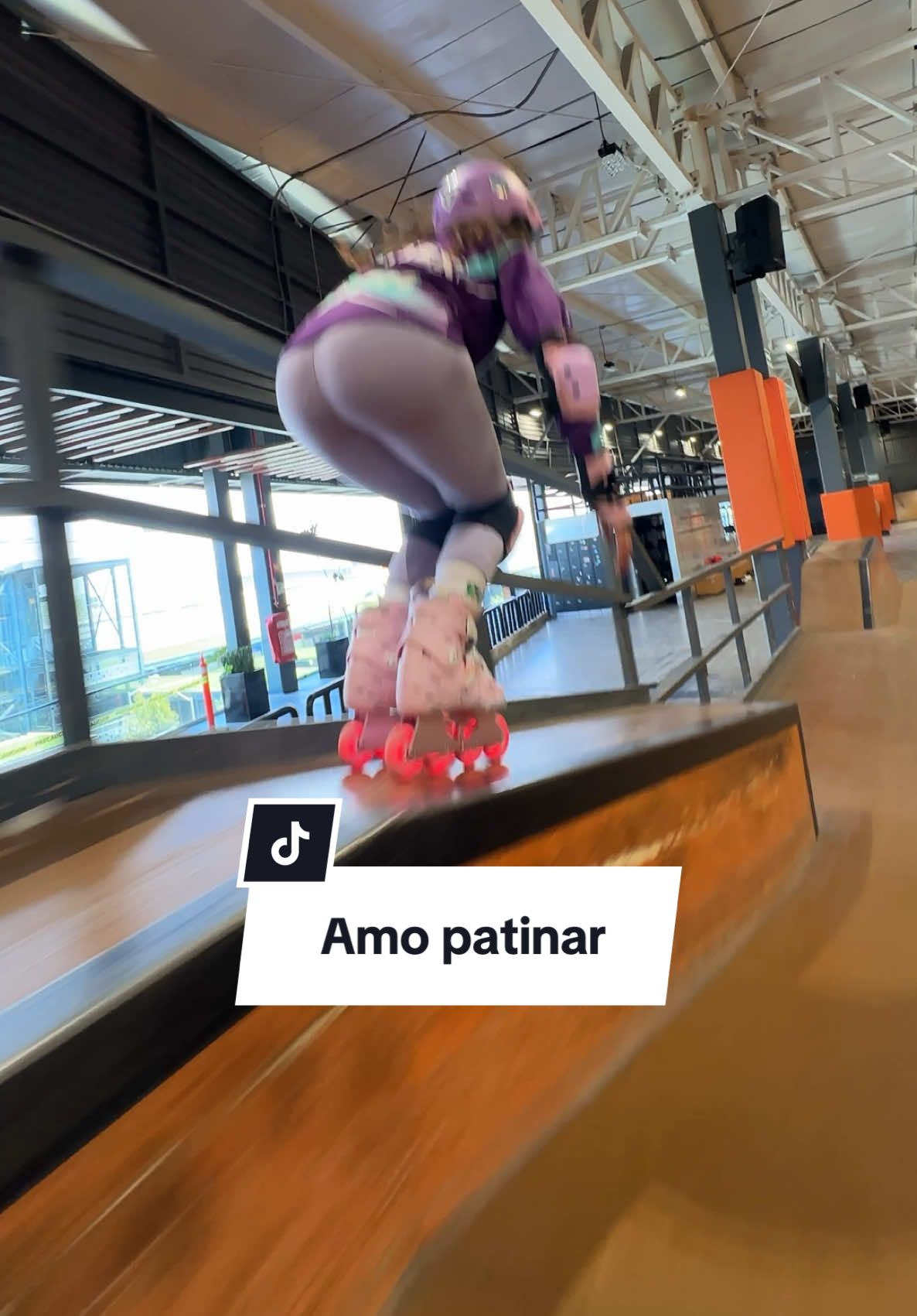 Cuando patino el tiempo se detiene ❤️  Amo Puerta Aragón  #patinaje #roller #patines #girl #puertaaragon #CDMX