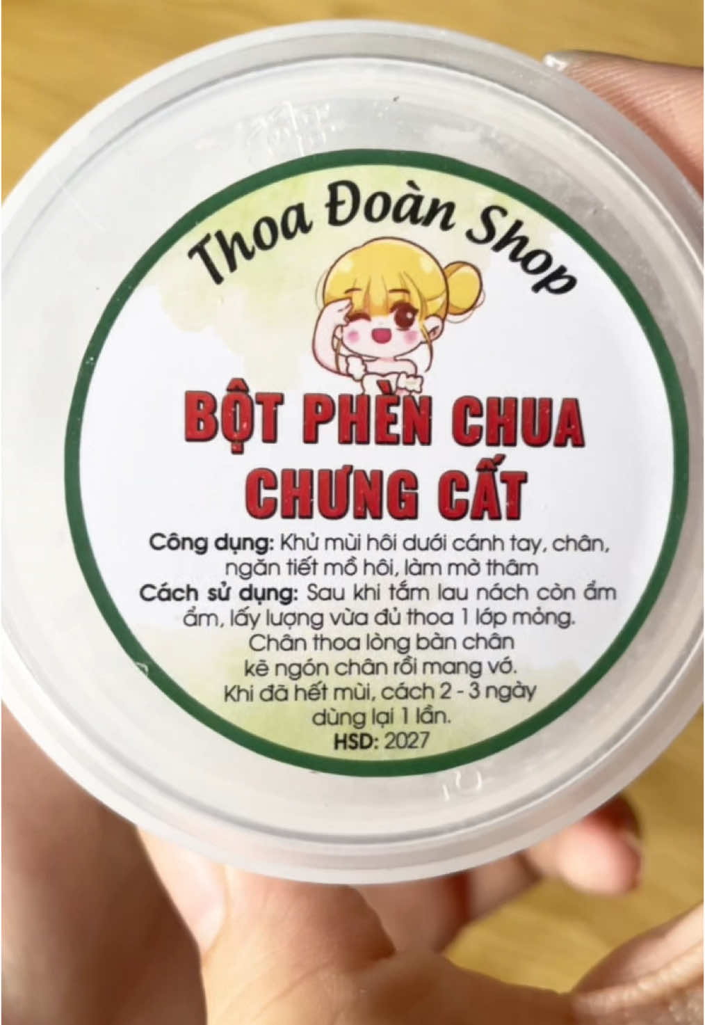 bột phèn chua chưng cất trị hôi nách hôi chân giảm thâm ngăn ngừa tiết mồ hôi #xuhuong #botphenchua #phenchuachungcat #phenchua 