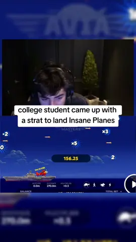 college student came up with a new strat to land insane planes in the plane game 🤯 #fypシ 