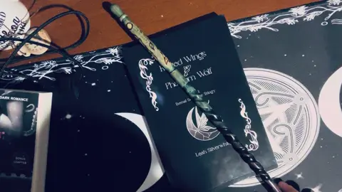 Trying out my new phone mount 🥰 Now I can record my desk for signing and making book boxes ❤️ #indieauthorsoftiktok #RootedWingsnPhantomWolf #BookTok #paranormalromance #slowburn 