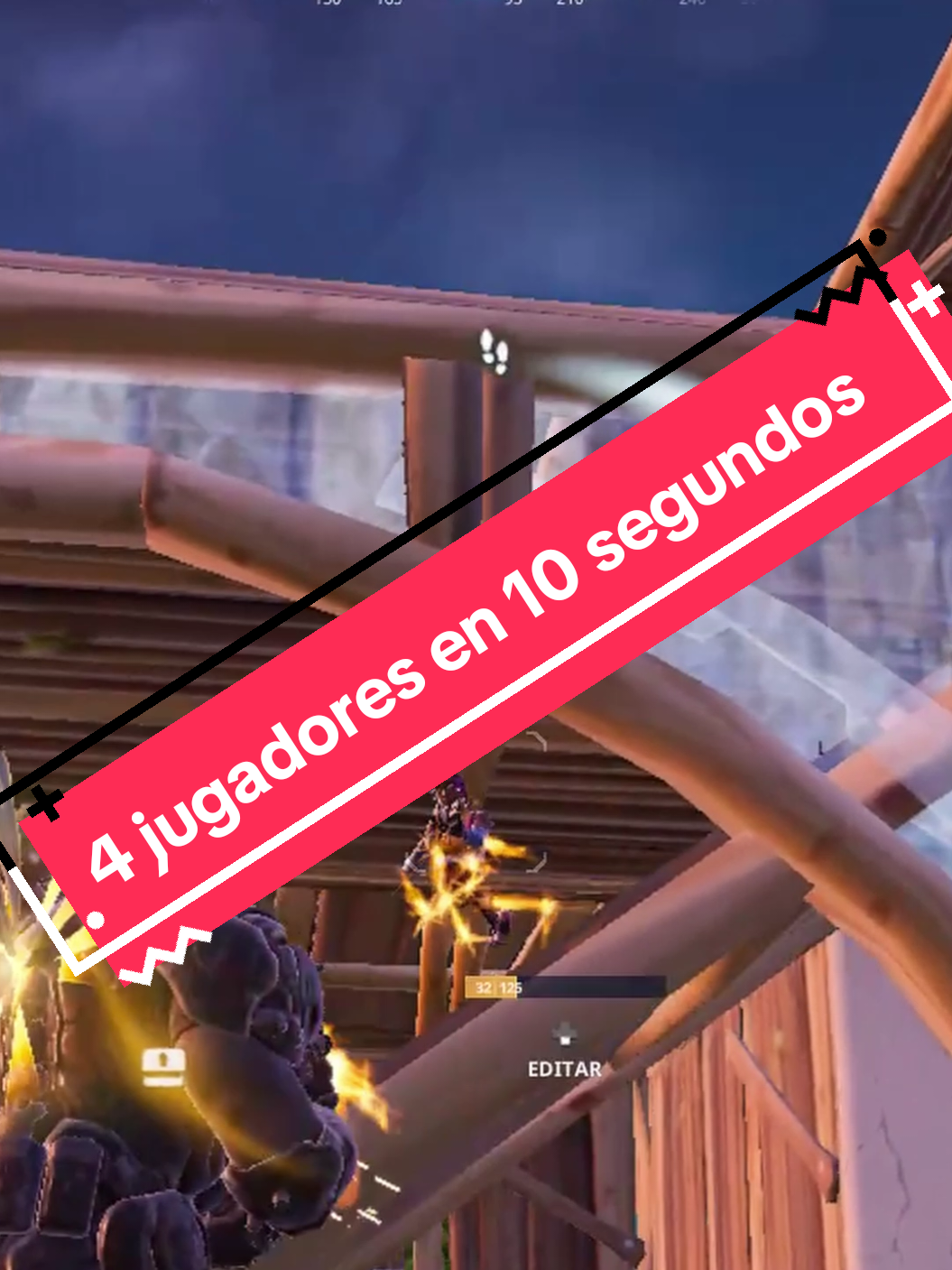 ELIMINÉ a 4 JUGADORES en 10 SEGUNDOS #fortnite #fortnitememes #viraltiktok #fypシ゚ 
