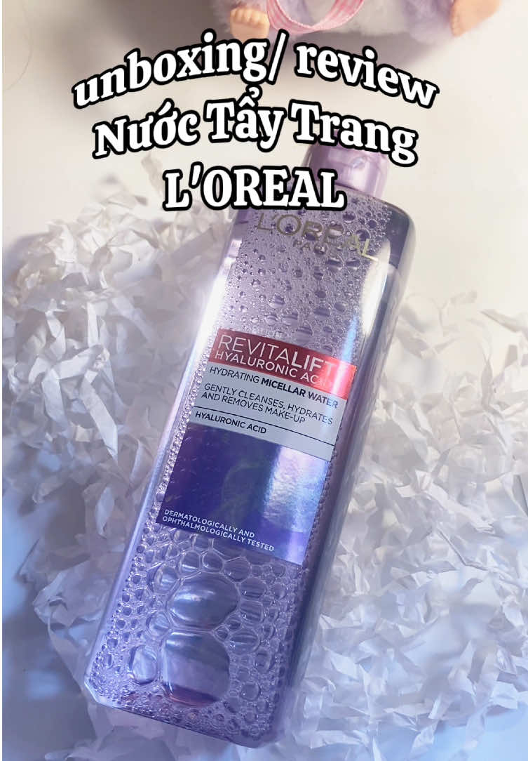 nước tẩy trang quốc dân nha mấy bà lành tính🫧🫧 #nuoctaytrangloreal #lanhtinh #jpt #xuhuong #xhtiktok #lamsach 