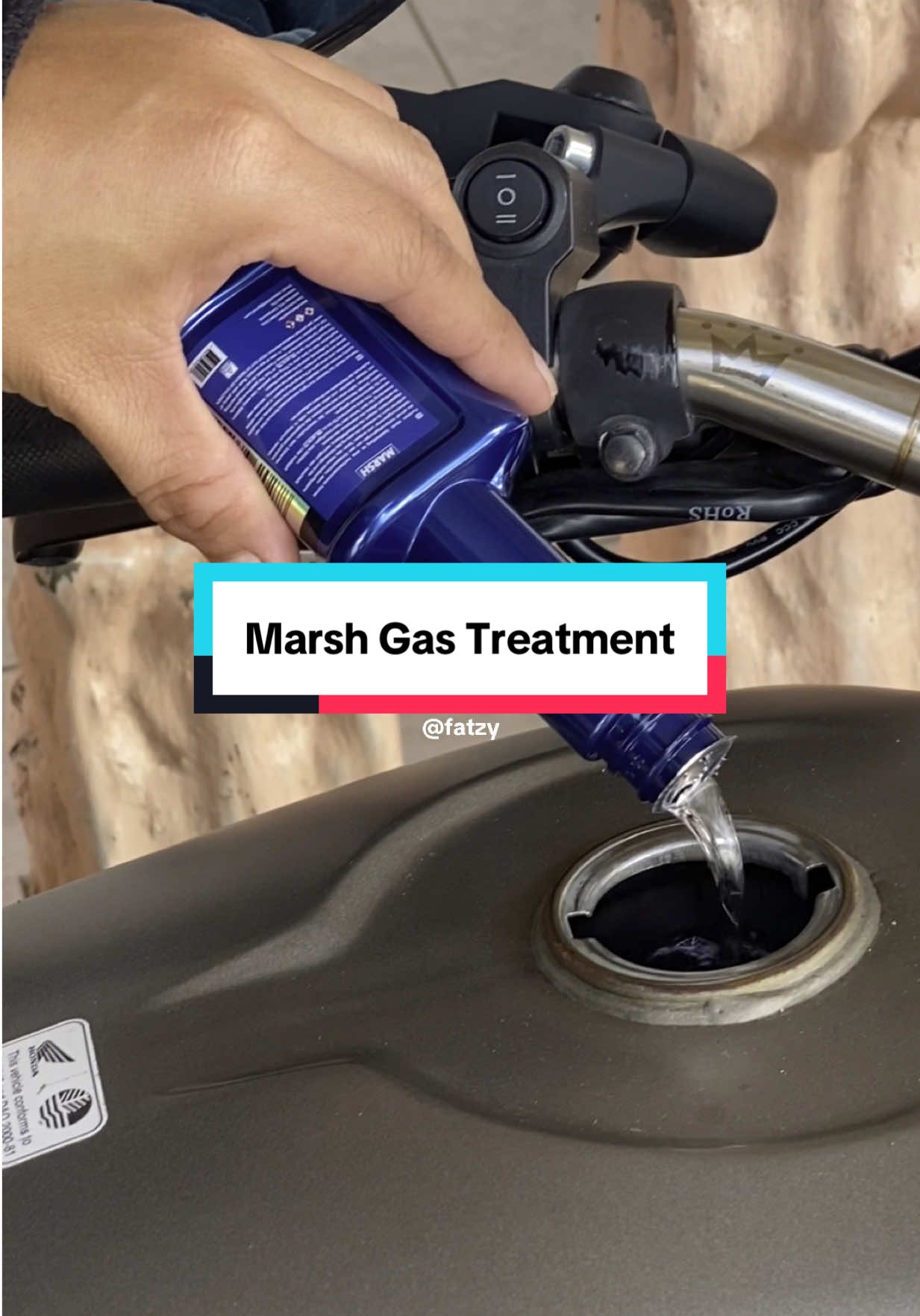 Fuel additives Marsh Gas Treatment Made in Germany 🇩🇪 75ml new packaging🔥 universal for all motorcycles / vehicles #carmaintenance #fueladditives #gastreatment #fuelsaver #enginecleaner  