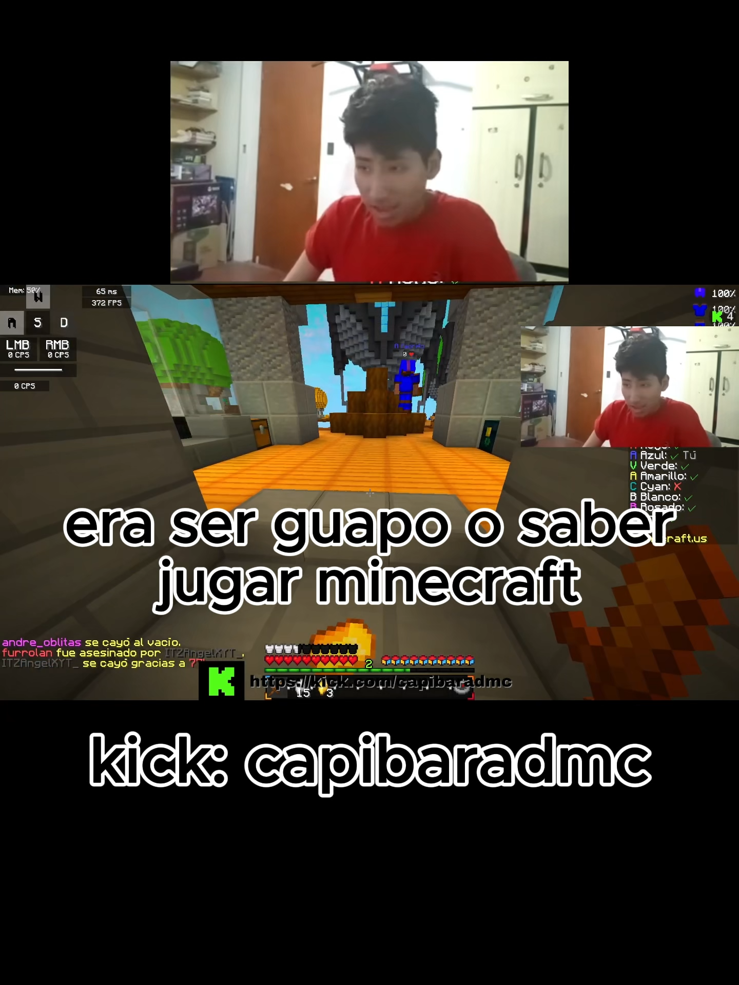 TODO ESTO EN KICK PAPIS VALLAN A SEGUIRME P #humor #viraltiktok #agg #Minecraft #bedwars #kick #streem #viraltiktok