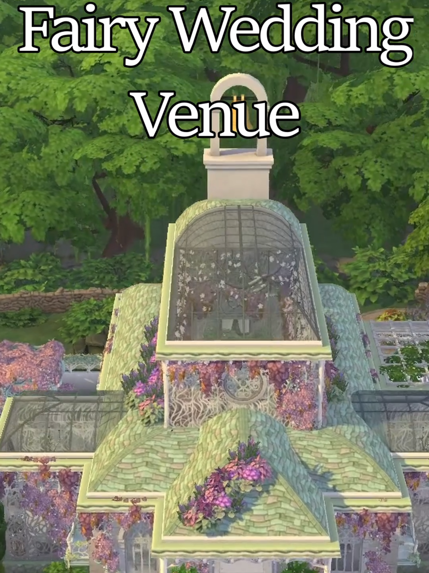 Magical Wedding Venue - Sims 4 Enchanted by Nature [No CC] Build  Gallery: VelvettB  Name: Fairy Wedding Venue  Packs: Enchanted by Nature #Sims4 #TheSims4 #TS4 #TheSims4Build #Sims4Build #Sims4BuildingIdeas #TheSims4BuildingIdeas #VelvettB #Sims4NoCCBuild #Sims4BuildNoCC #Sims4Builds #Sims4EnchantedByNature #Sims4FairyBuild #Sims4WeddingVenue #Sims4WeddingBuild #Sims4Fairies #Sims4Fairy