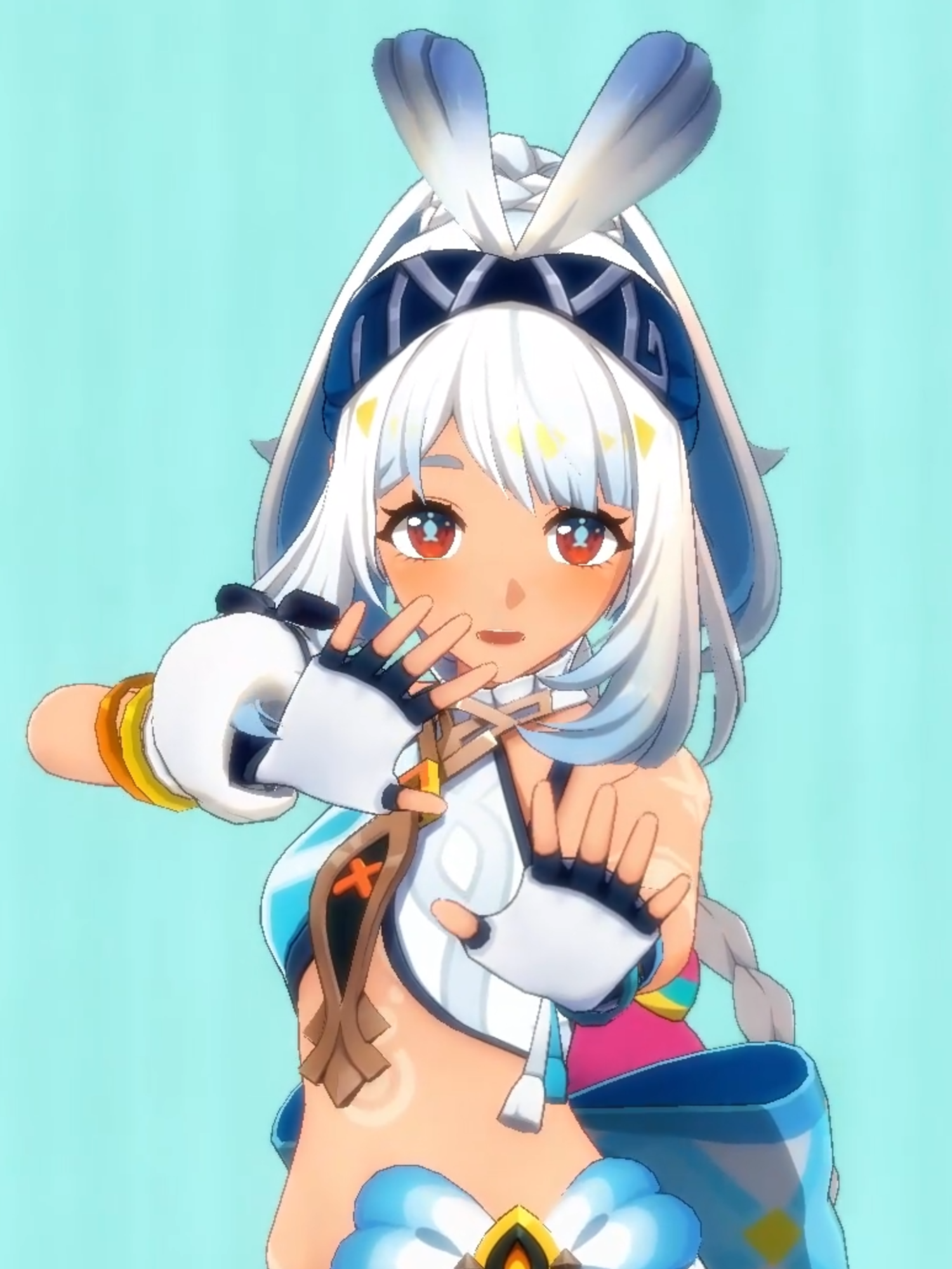 Mavuika Mualani Xilonen Seven Shake 4 Trend #fyp#mmd#マーヴィカ#mavuika#ムアラニ#mualani#シロネン#xilonen#原神#genshin#GenshinImpact