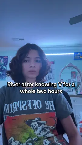 “kiss river” hes cute and all but cmon now 😔🥀 #cyberpunk2077 #meme #funny #fyp #relatable 