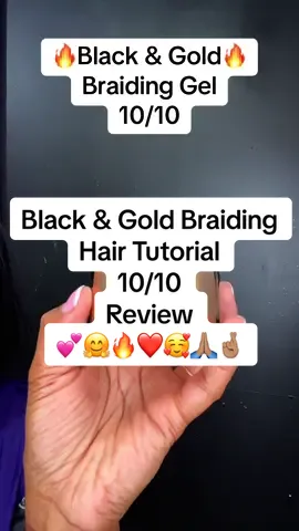 Black & Gold braiding Gel 🤗 10/10 #1 BEST HAIR PRODUCTS IN TOWN 😍 #braidinggel #blackandgold #hairproducts #BestHairProducts #fupage 