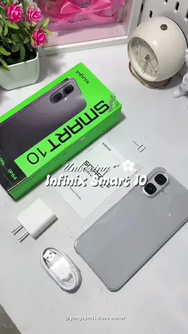 finally i got mine! just got the Infinix Smart 10 in Titanium Silver🩶 #unboxing #infinix #infinixsmart10 #fyp #unboxingvideo 
