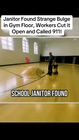 Janitor Found Strange Bulge in Gym Floor, Workers Cut it Open and Called 911! #daily #stories #viral 