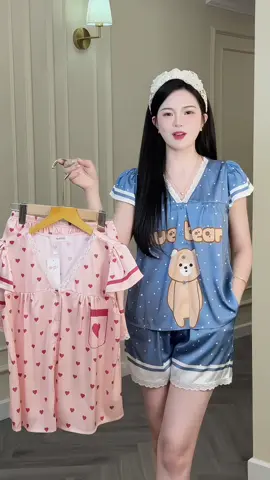 Đồ bộ đùi lụa latin cổ tim hàng thiết kế #champhan #champhanreview #review #thoitrangnu #dobo #pijama #bongulua 