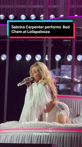 The mic is very much on! @Sabrina Carpenter performs Bed Chem at @Lollapalooza USA #SabrinaCarpenter #Lollapalooza #manchild #set #sabrinacarpentervideos 