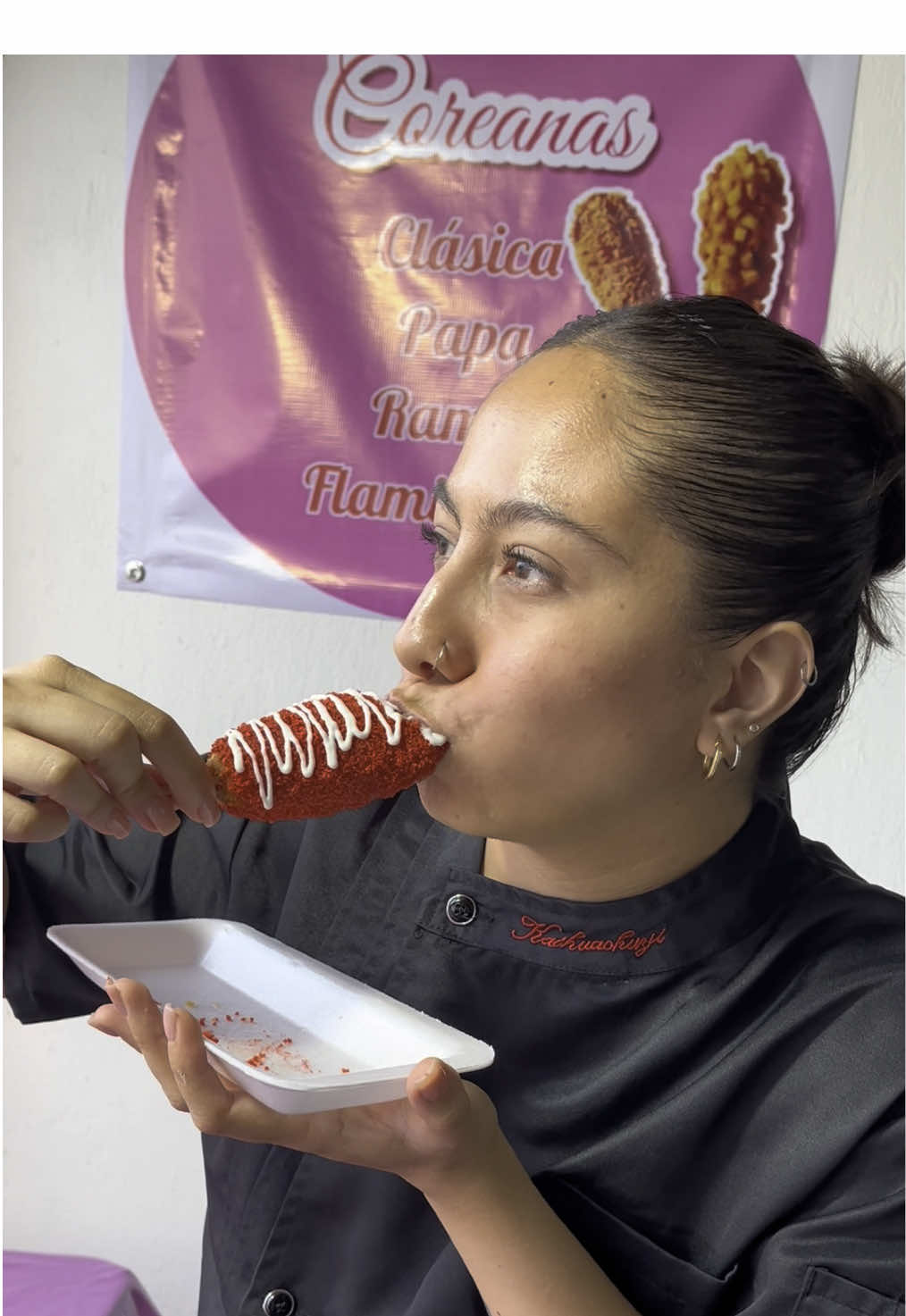 Las mejores banderillas FLAMING HOT y si no mejor échale miel!!  #banderillas #banderillascoreanas #coreancorndog #emprendimiento #pastrychef #banderillasflaminghot #fyp #corndog #Viral #fyp #corean @Mari Aramburo Osorio 