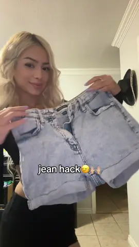 i always gotta fix my shorts and jeans 🥲 but now i don’t have to worry about the hideous regular safety pin.🙂‍↕️  #ad #fyp #jeanhack 