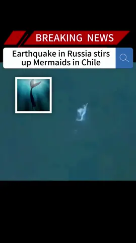 Earthquake in Russia stirs up Mermaids in Chile#news #fyp #breakingnews #foryou#us #stir #mermaid 