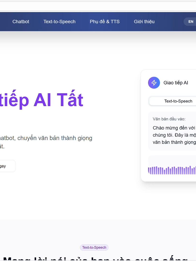 Matchive là nền tảng AI thông minh giúp bạn dễ dàng tạo ra các agent chatbot đa năng mà không cần kiến thức lập trình hay chi phí cao. Từ chatbot cá nhân hỗ trợ quản lý lịch hẹn hàng ngày, đến agent bán hàng tự động, tạo shop online thông minh mà không cần xây dựng website riêng, Matchive còn hỗ trợ chuyển văn bản thành giọng nói tự nhiên để tăng tính tương tác. Với hàng loạt mẫu agent sẵn có như đặt lịch khám bệnh, tư vấn cá nhân hóa, hoặc quản lý doanh nghiệp nhỏ, Matchive giúp bạn tiết kiệm thời gian, tăng hiệu quả kinh doanh và cá nhân hóa trải nghiệm người dùng. Truy cập trải nghiệm miễn phí tại: https://matchive.io.vn/ #Matchive, #AIVietNam, #ChatbotAI, #AITools2025, #ChatbotCaNhan, #DatLichTuDong, #BanHangAI, #NoCodeAI, #AIMienPhi, #TroLyAoViet, #AITiengViet, #CongNgheAIVN, #ChatbotThongMinh, #AIDaNang, #TaoShopAI, #ChuyenVanBanThanhGiongNoi, #AI2025, #ArtificialIntelligence, #Chatbots, #ChatbotMarketing, #MachineLearning, #OpenAI, #GPT4, #AITrends, #ViralAI, #FYP, #TikTokVietnam, #AICreator, #AIforBusiness, #EthicalAI, #PromptEngineering, #MultimodalAI, #RAGAI, #AIAutomationVN, #ChatbotNoCode, #AIVoiceViet