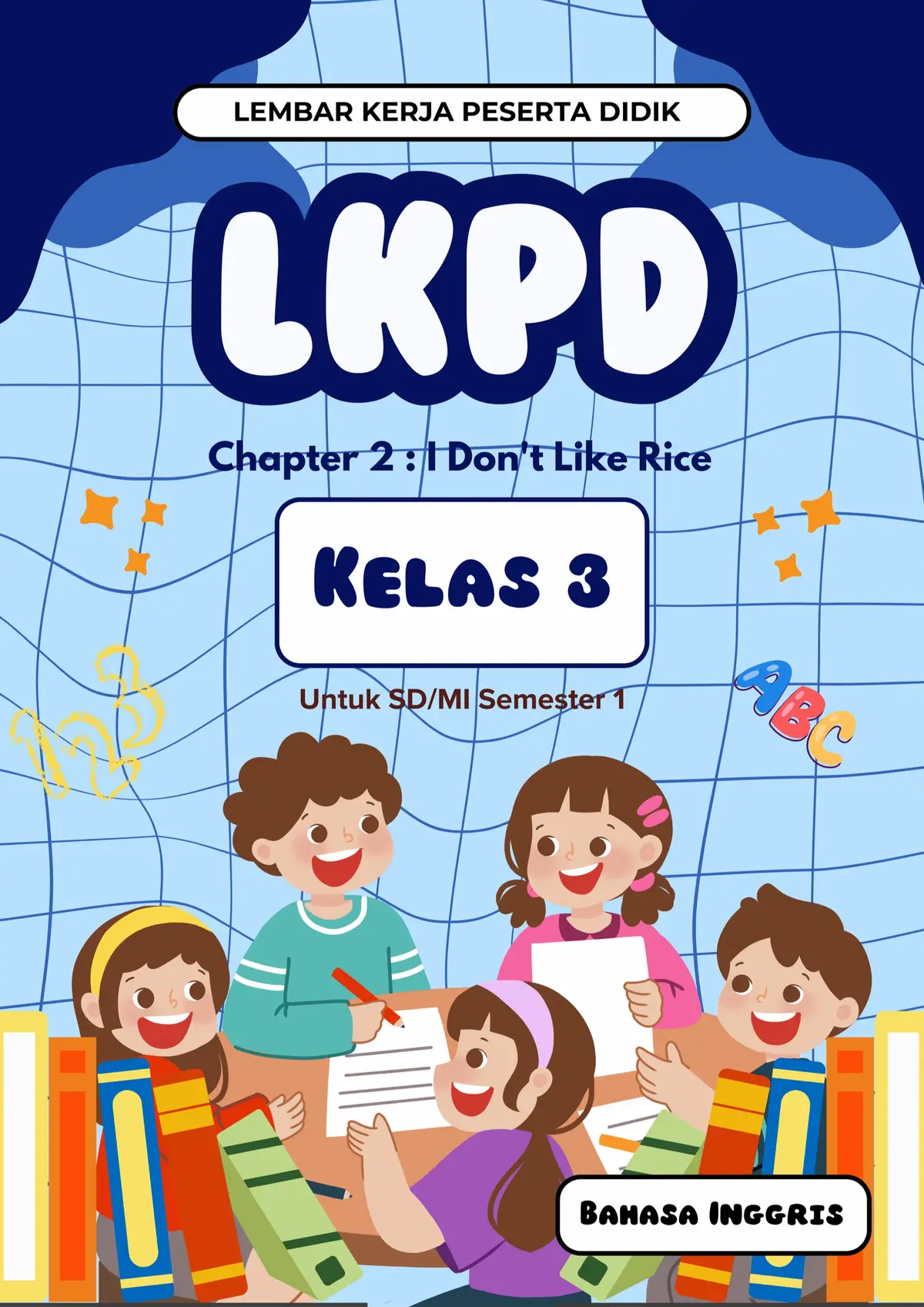 Chapter 2 : I don’t like rice Yang mau filenya tanpa watermark. Bisa cek link di bio ya☺️ #LKPD #gurusd #english #kelas2 #foodsanddrinks 