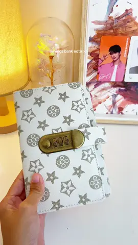 it has password lock!  #savingsbanknote #passwordnotebook #passbook #savingsbook 