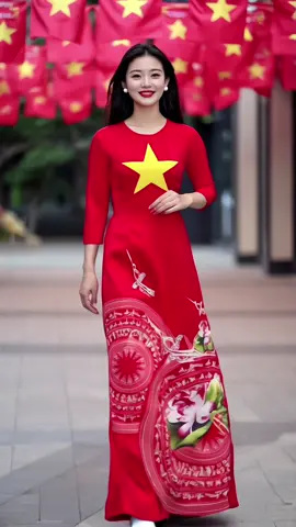 Áo Dài Sao Vàng thiết kế nhiều kiểu #lienthoitrangnu2 #aodai #aodaivietnam 