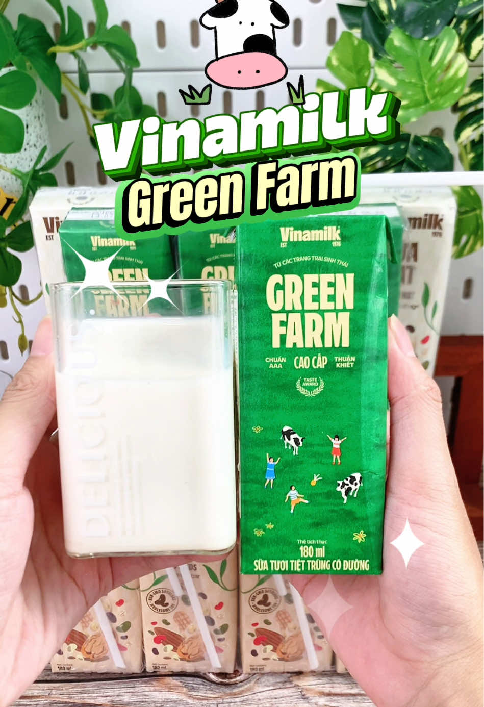 Sữa tươi Green Farm nhà Vinamilk thơm dịu ngọt thoang thoảng vị cỏ hoa bạn đã thử chưa 🥛🐄🍀 #vinamilk #suatuoi #suatuoivinamilk #suatuoigreenfarm #greenfarm #suagreenfarm #suatuoigreenfarmvinamilk #suavinamilk #suatiettrung #bonthichanngon #SaleLIVEDieuLuyen #TikTokShop88 #muataitiktokshop #TikTokShop #LearnOnTikTok #vinamilk #vinamilkgreenfarm 