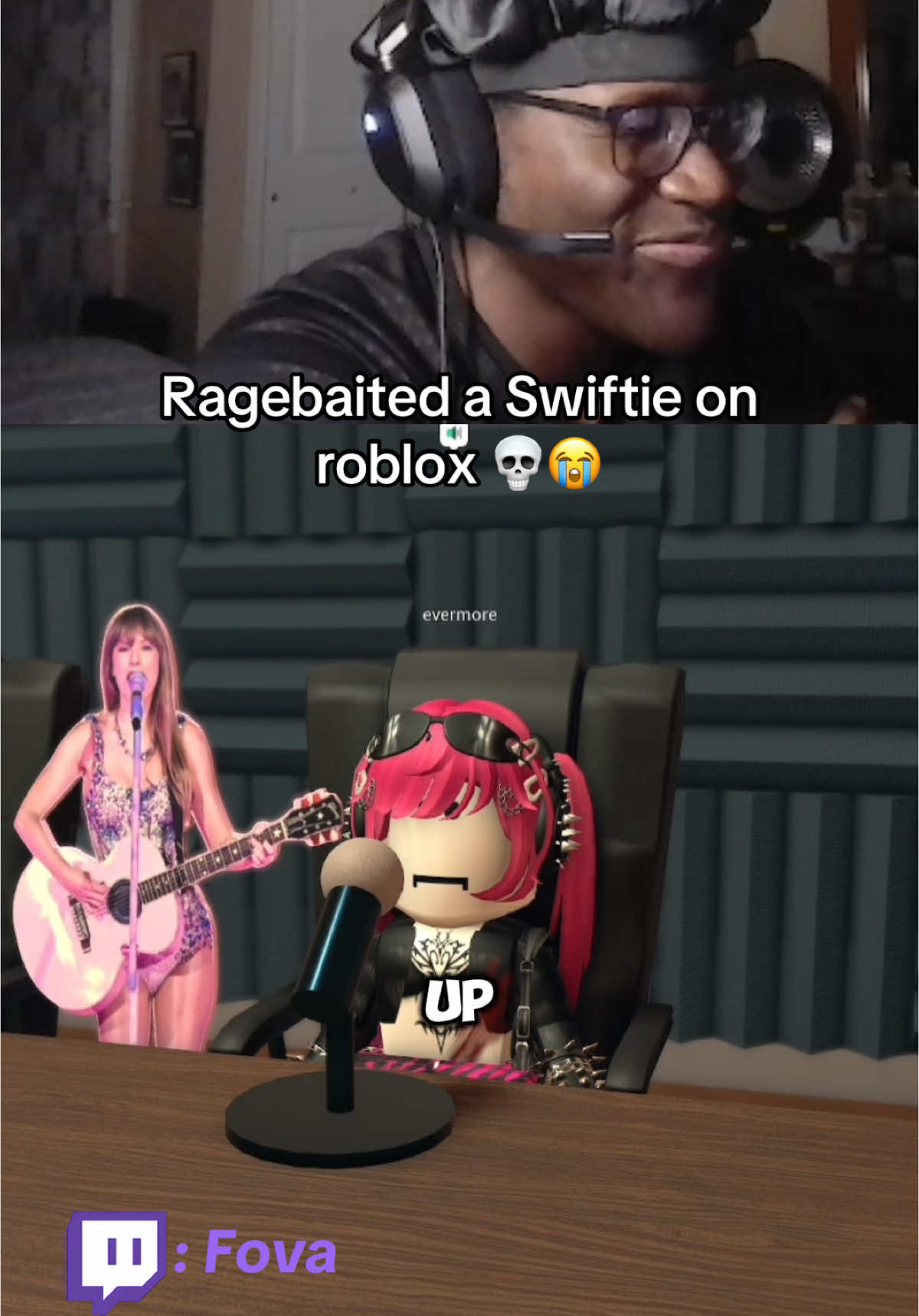 (Full vids on YouTube..) #ragebait #Taylorswift #swifties #music #roblox #twitchclips #Fova 