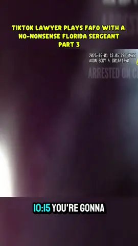 TikTok lawyer plays fafo with a no-nonsense Florida sergeant #cops #police #trending #viral #typ
