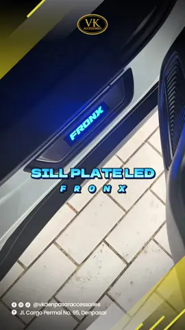 Menyala Suzuki Fronx😎❤️ Pasang Sill Plate LED bikin mobil makin kece🔥 #fyp #sillplateled #sillplatemobil #suzuki #fronx #mobilviral #variasimobil 