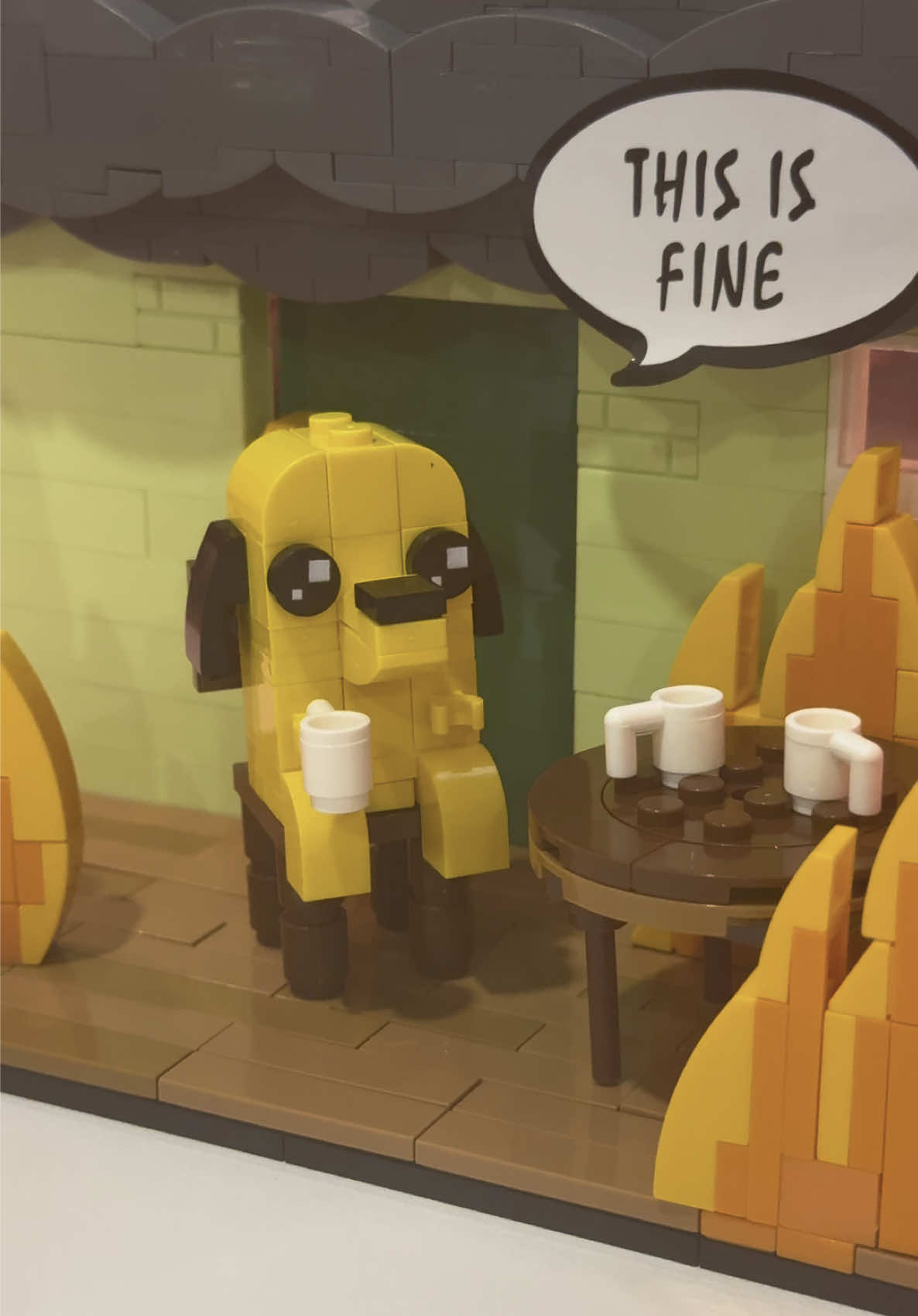 Episode 100: this is going on my work desk😅🤣 it’s perfect !  . . ##fyp##fypシ##foryourpage##thisisfine##thisisfinedog##lalakawaiipanda89##lalakawaiipanda##meme##memes##thisisfinememe 