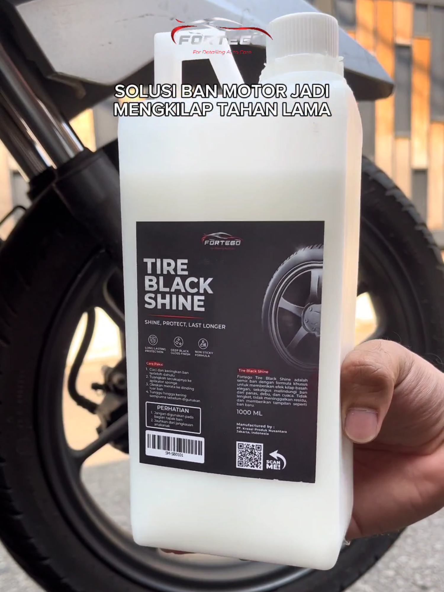 Kunci ban tetap awet dan mengkilap? Pakai Tire Black Shine secara rutin! Hasilnya mantap, gasss beli sekarang di keranjang kuning! #fyp #4u #viral #affiliatemarketing #fortego #produklokal #autodetailing