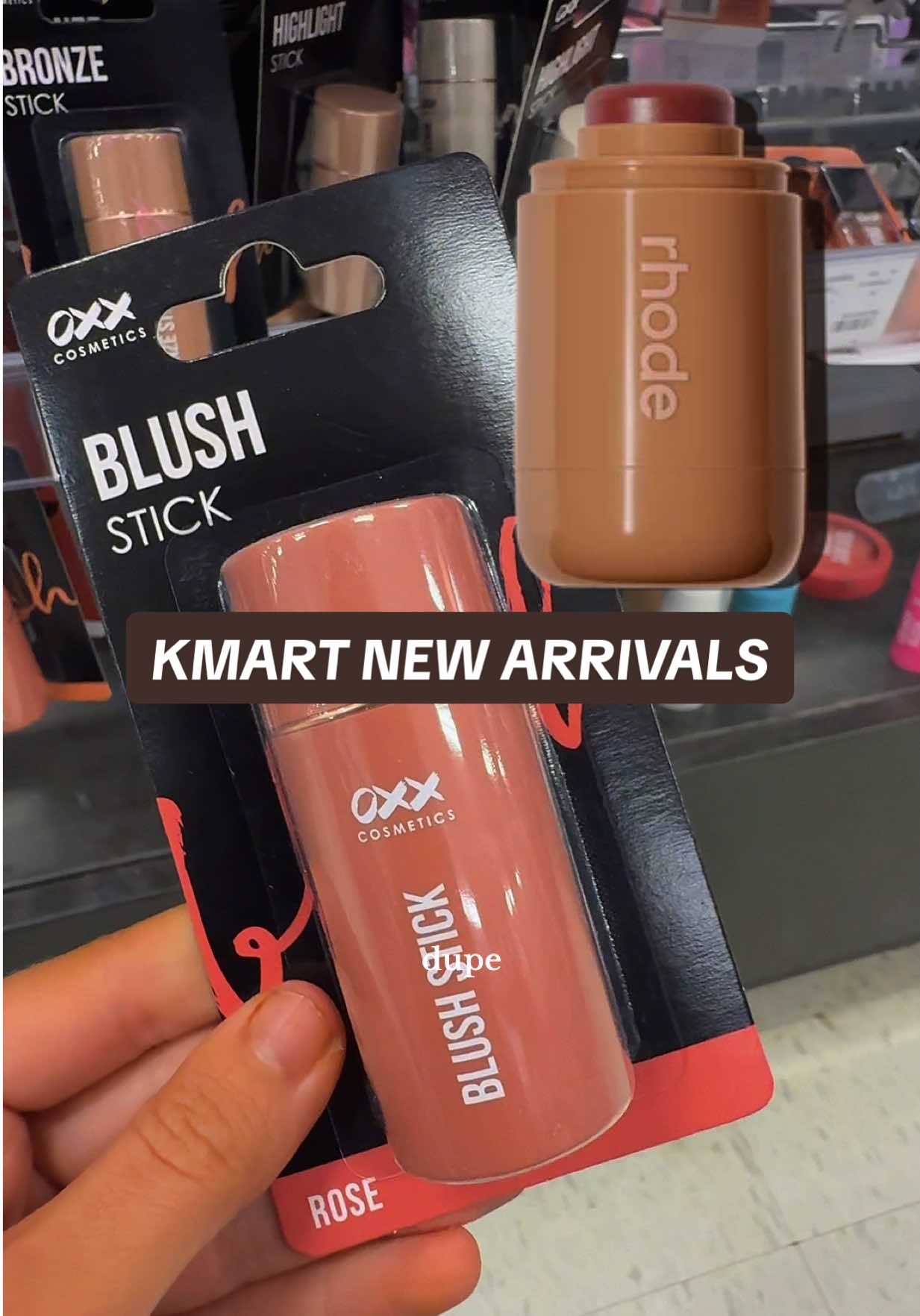 Kmart August New Arrivals are in and I’m gooped and gagged… The beauty section was popping off with dupes so stay tuned for review to see if it’s really a dupe or just a packaging rip off lol  #twobrokechicks #kmart #kmartfinds #kmartaustralia #kmarthaul #beautydupe #dupes 