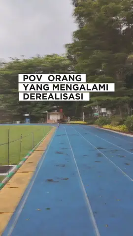 Derealisasi / depersonaliasasi yang dialami penderita Anxiety Disorder biasanya akan hilang dengan sendirinya saat kecemasan berkurang, rutin  olahraga diluar ruangan bersosialisasi sama teman2 sangat membantu menghilangkan sensasi tersebut... 👌 #derealization #depersonalization #anxietydisorder #depresion #anxiety #kokcemas #gerdanxiety 