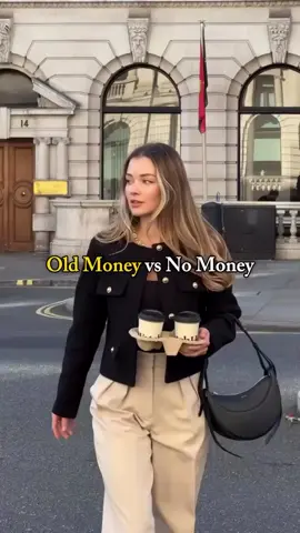 Old Money vs No Money ⚜️  #oldmoney #oldmoneyfashion #classy #oldmoneyaesthetic #elegant    