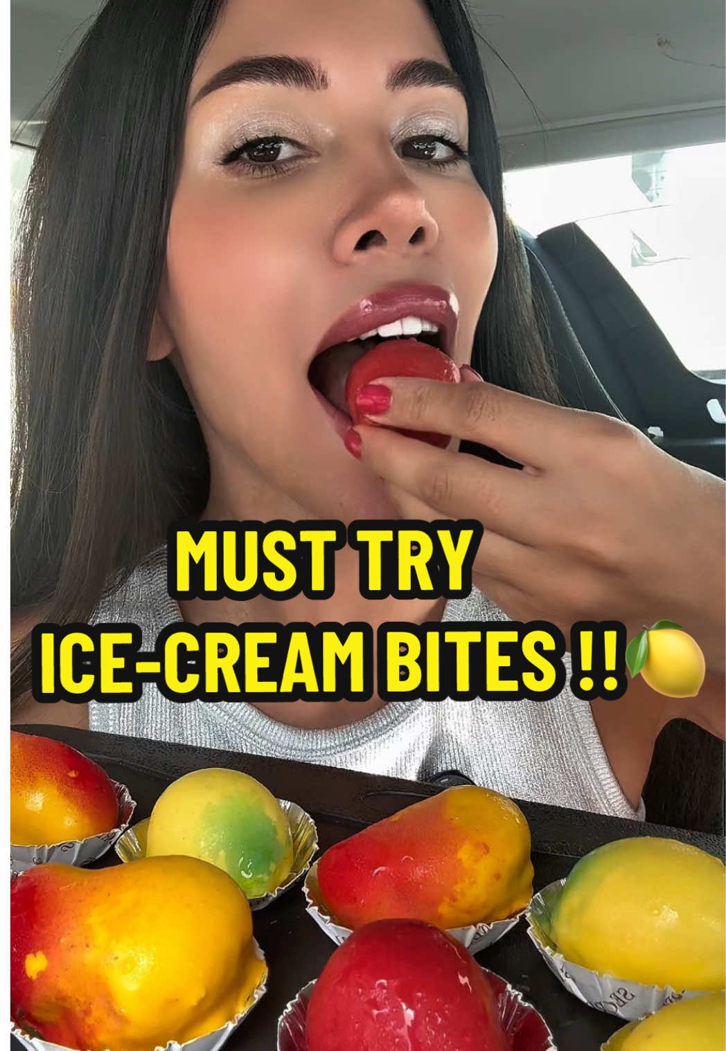 Trying VIRAL fruity ice cream bites by @SecretsCakes !🍓🥭🍋🧡 Flavors? Mango, lemon, strawberry… and the new orange drop just hit 🍊 #creatorsearchinsights #fyp #FoodLover #viraldetiktok #asmrtiktoks #trend #lebanon #lebanese #totry #sweets #mukbang #pops #icecream #foodtiktok #refreshing #fruity #foodreview #crunchy #safisfying #eating #lebanese #trendingdesserts #summersnack #yummy 