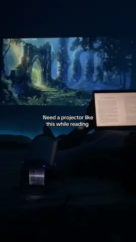 Every book lover needs our projector 📚#BookTok #CozyPortal #ReadingNook #fantasy #ProjectorVibes 