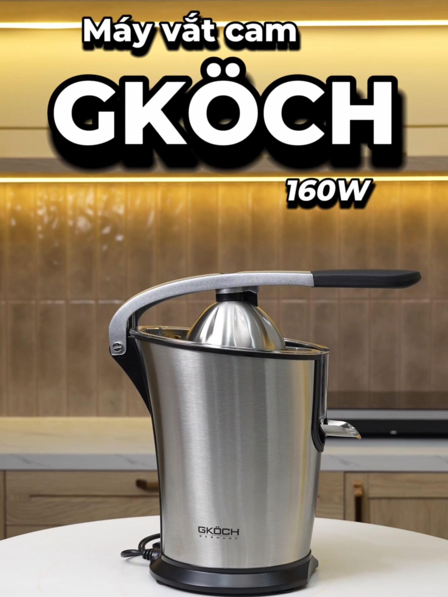 Máy vắt cam GKÖCH 160W #germanysnt #giadungnoidiaduc #giadungcaocap #giadungthongminh #GKOCH #mayvatcam #bep #yeubep #yeubepnghiennha #housetour #xuhuong