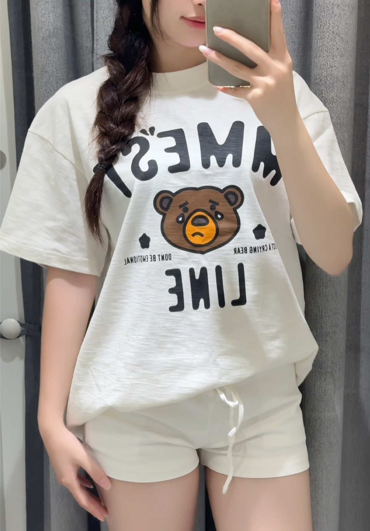 Crying bear🐻🐨🧸 #mmestline #aophong #aothun #aothuninhinh @MMESTLINE ATELIER 