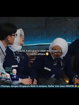 Fix lu udah kecintaan sih vid, sampe shock liat amara keluar 😌 #ruangguru #clashofchampions #davidscoc #amaracoc #damkarcouple 