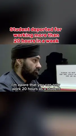 Student deported for working more than 20 hours in a week #uk #borderpatrol #fyp #airport #london #immigration #viralvideos #manchesterunited 