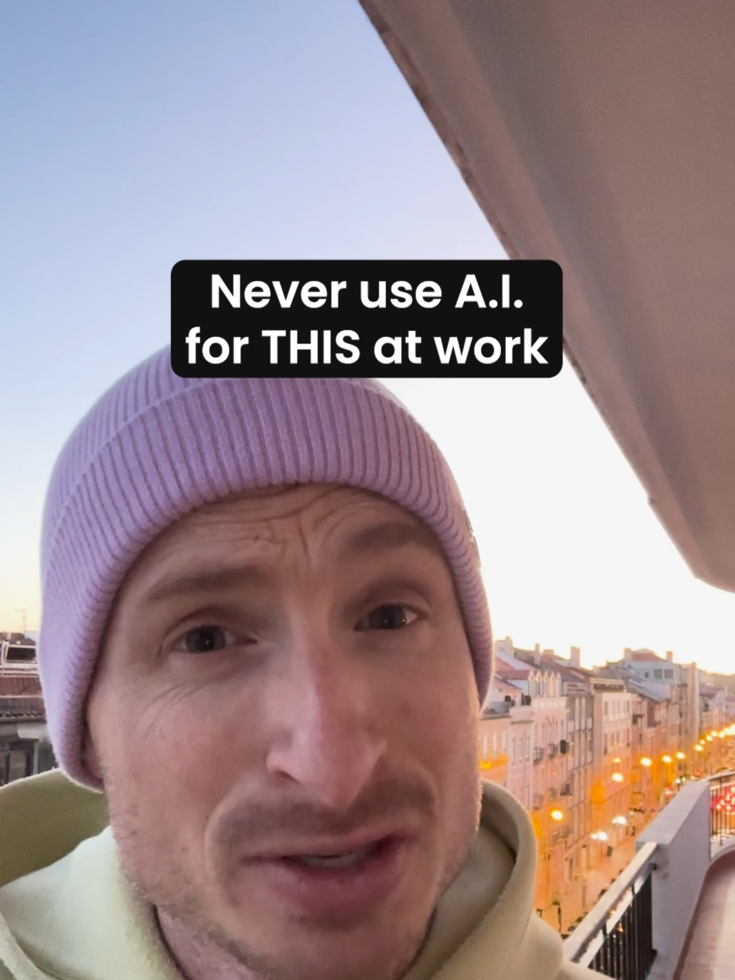 Never Use A.I. For THIS At Work  👉 I'll be running a free workshop next week on Supercharge Strategy With ChatGPT. You can sign up using the link in my bio. #brandstrategy #advertsingagency #adagency #creativestrategy #branding #marketingstrategy